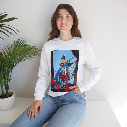 A Visual Journey by Umberto Brunelleschi Women's Heavy Blend™ Crewneck Sweatshirt