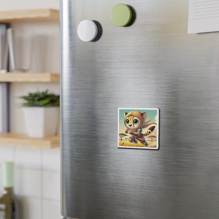 Swift Cheetah Die-Cut Magnets (5 Sizes)
