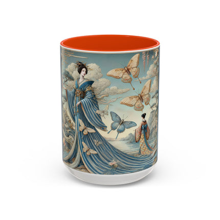 Butterfly Empress Colorful Mug – Graceful Butterflies & Timeless Elegance