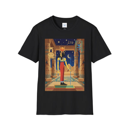 Bastet Egyptian Cat Goddess T-Shirt – Joy, Protection & Feline Grace
