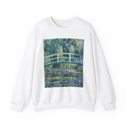 Water Lilies and Japanese Bridge by Claude Monet Heavy Blend™ Crewneck Sweatshirt