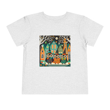 Night of the Trick-or-Treating Owlets Toddler Short Sleeve Tee