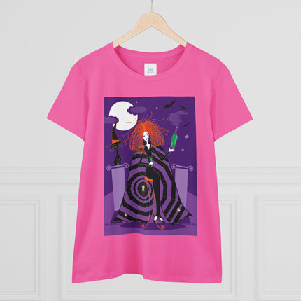Mystic Elegance Women's Midweight Cotton Tee
