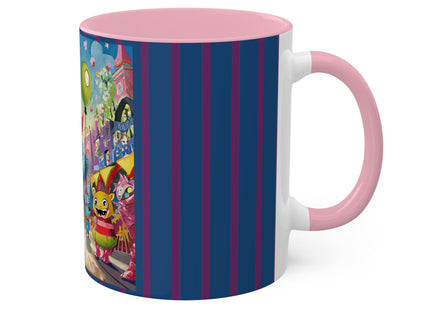 Monster Parade Madness Colorful Mugs, 11oz