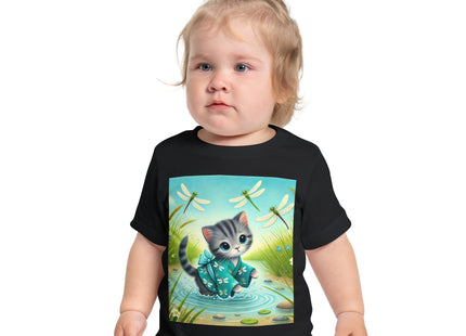 Kitten by the Still Waters Baby Short Sleeve T-Shirt