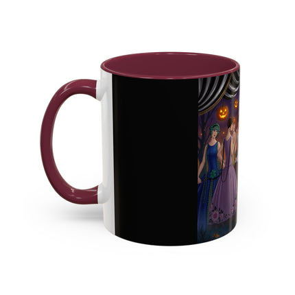 🏹🎃 Cupid's Arrow At Pumpkin Moon Manor Colorful Mug – Romantic Halloween Charm