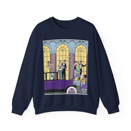 Au Revoir by George Barbier Heavy Blend™ Crewneck Sweatshirt