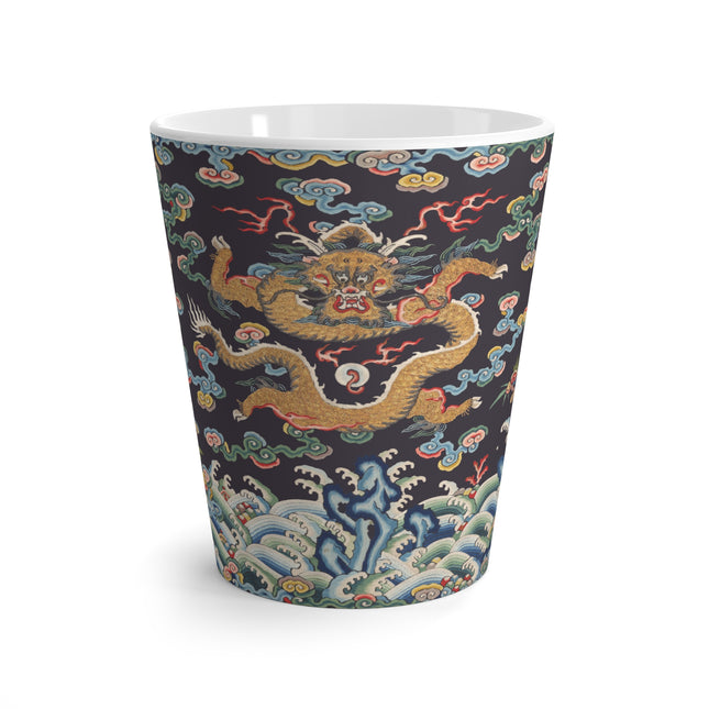 Rank Badge with Dragon with Deer Hooves Latte Mug