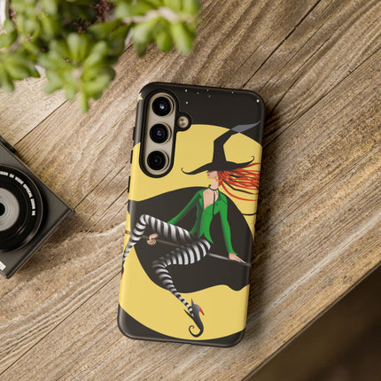 A Witch’s Moonlit Flight Phone Cases
