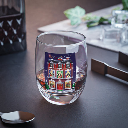 A Christmas Eve Celebration Whiskey Glass