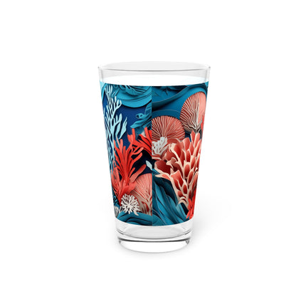 Enchanting Underwater Scene Glass, 16oz
