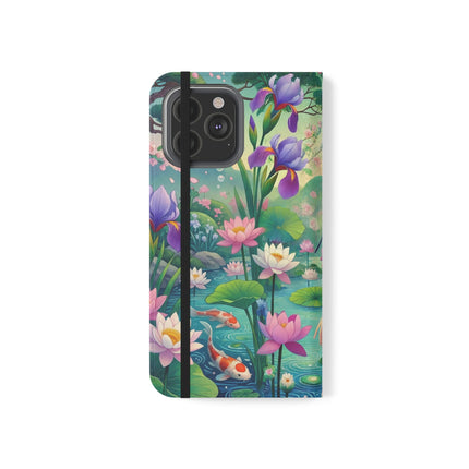 Fairy of the Koi Pond Flip Case – Mystical Harmony & Pond Enchantment