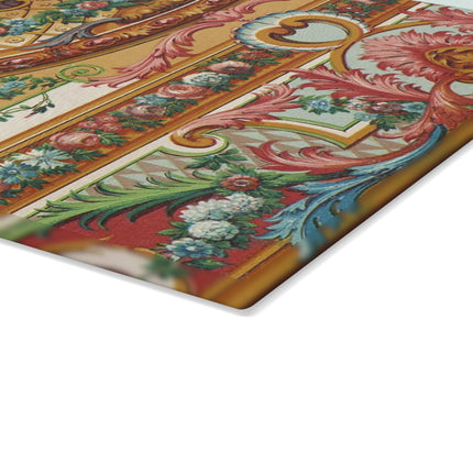 XVIII Siecle 2 by Auguste Racinet Glass Cutting Board