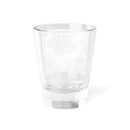 Lionfish & Lantern Shot Glass – Mystical Ocean & Asian Harmony