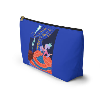 Rococo Stage Siren Cosmetic Bag – Theatrical Grace & Elegant Drama