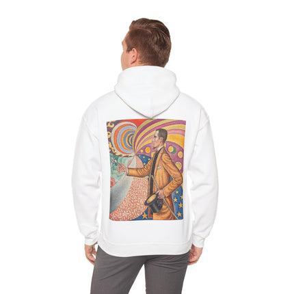 Portrait of Felix Feneon by Paul Signac Heavy Blend™ Hooded Sweatshirt