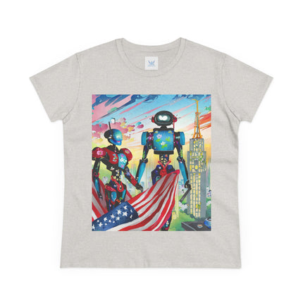 High Fashion Cyberpunk CIA Robots Cotton Tee