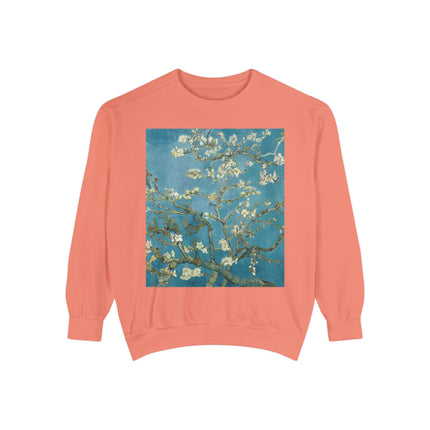 Almond Blossom by Vincent van Gogh Unisex Garment-Dyed Sweatshirt