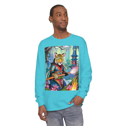 Cyberpunk Leopard Long Sleeve T-Shirt