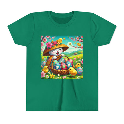Geisha Kitten’s Easter Delight Youth Short Sleeve Tee