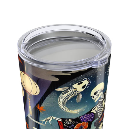 Skeleton Kabuki Performer Tumbler 20oz