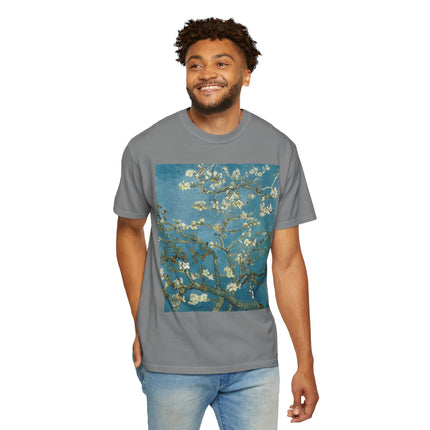 Almond Blossom by Vincent van Gogh Unisex Garment-Dyed T-shirt
