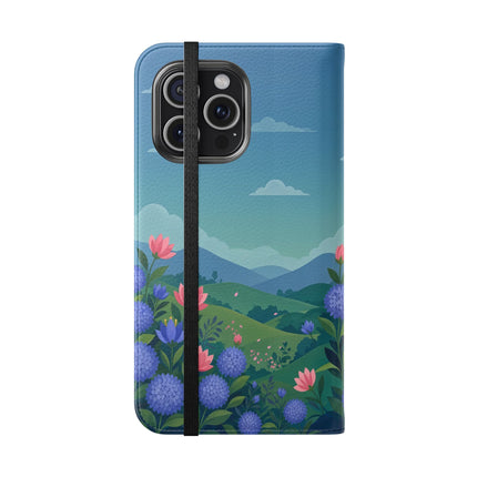 🌸🌿 The Garden Hide-And-Seek Flip Case – Art Deco Floral Whimsy