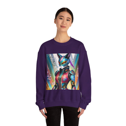 Cyberpunk Chic Unisex Heavy Blend™ Crewneck Sweatshirt