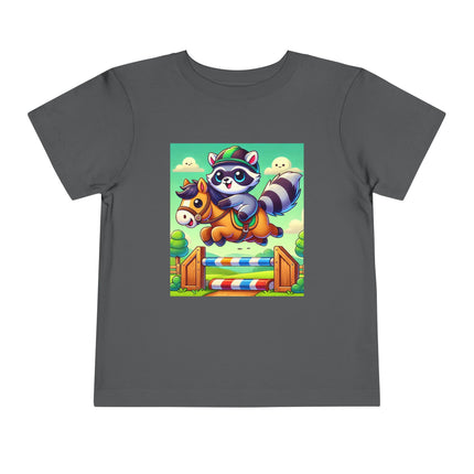 Raccoon Rider Toddler Short Sleeve Tee