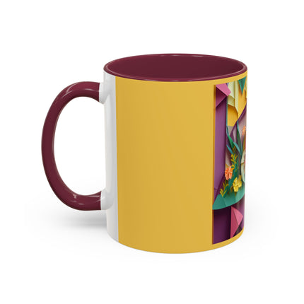 Origami Bicycle Colorful Mugs (11oz, 15oz)
