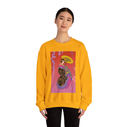 Enchanting Geisha Heavy Blend™ Crewneck Sweatshirt