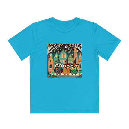 Night of the Trick-or-Treating Owlets Youth Competitor Tee
