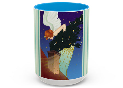 The Christmas Angel Colorful Mugs (11oz, 15oz)