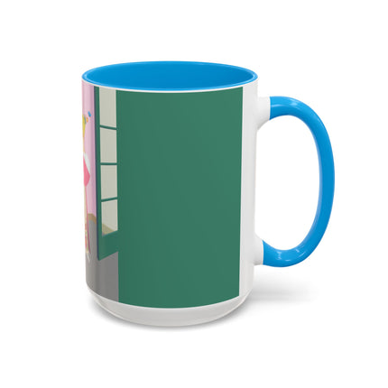 The Yellow Hat Colorful Mugs – 1920s Vogue Whimsy & Playful Elegance