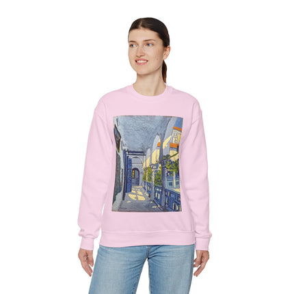 Gallery of a Moroccan Riad by George Gaudion Heavy Blend™ Crewneck Sweatshirt