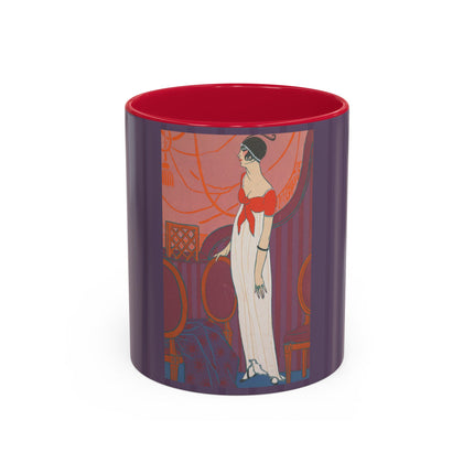 L’Entracte by Georges Lepape Colorful Mugs (11oz, 15oz)