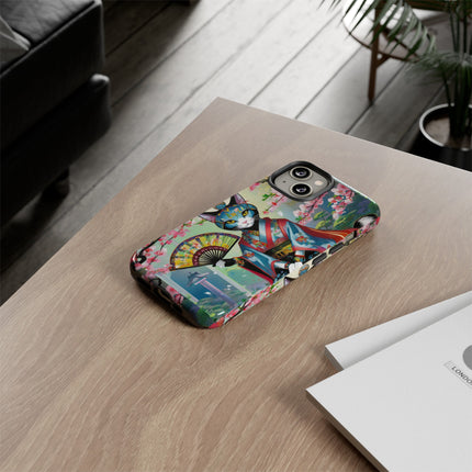 Cyberpunk Geisha Phone Cases