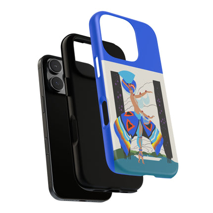 Exotic Dancer Phone Case – Vibrant Performance & Art Deco Flair