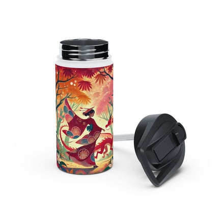 The Dragon Fairy’s Dance Stainless Steel Water Bottle, Standard Lid