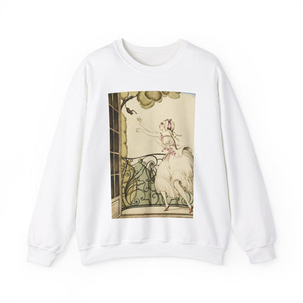 Sur talons rouges (On Red Heels) pl 02 by Gerda Wegener Heavy Blend™ Crewneck Sweatshirt