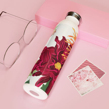 Dahlia Flower by Tanigami Kônan Slim Water Bottle