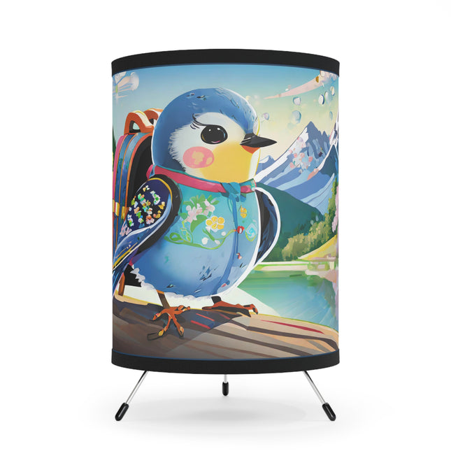 Baby Bluebird Tripod Lamp