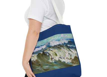 The Wave by Karl Hagemeister Tote Bag (AOP)