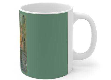 La Fontaine, Saint-Paul De Vence by Henri Le Sidaner Ceramic Mug 11oz