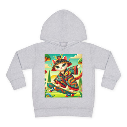 Dragon Dance on Wheels Toddler Pullover Fleece Hoodie