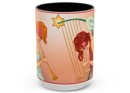 Heavenly Angel Duet Colorful Mugs (11oz, 15oz)