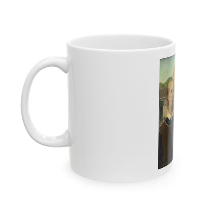 American Gothic by Grant Wood Ceramic Mug (11oz, 15oz)