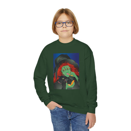 Mirror, Mirror A Witch's Touch Youth Crewneck Sweatshirt