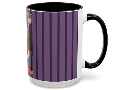 Countdown to Christmas Elegance Colorful Mugs (11oz, 15oz)