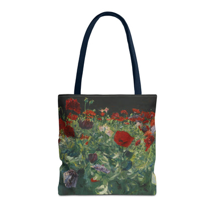 Poppies (A Study of Poppies for Carnation, Lily, Lily, Rose) by John Singer Sargent Tote Bag (AOP)